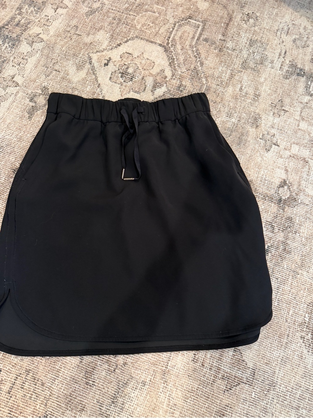 lululemon athletica Black Drawstring Skirt